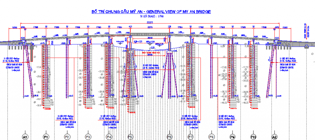 Hồ sơ thiết kế  cầu giàn Bailley-cầu Mỹ An  