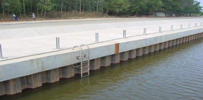 Cọc ván bê tông cốt thép dự ứng lực - các thông số  