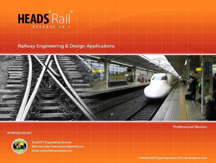 Phần mềm thiết kế đường sắt HEADS Rail  