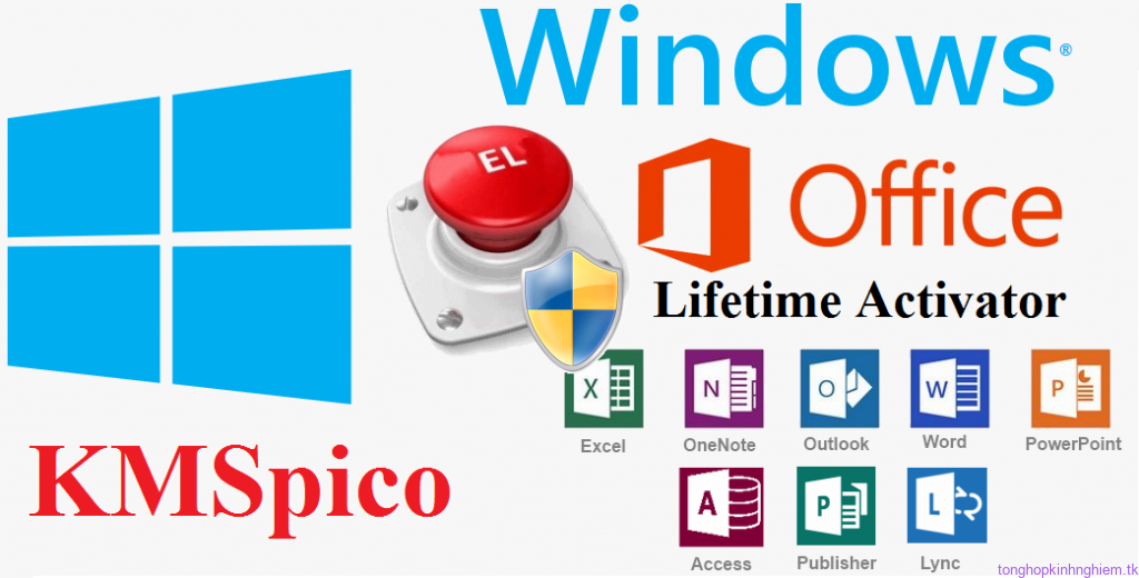 Ứng dụng KMSpico2019 - active mọi window và office  