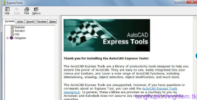 Cài đặt express tool cho AutoCad các phiên bản  