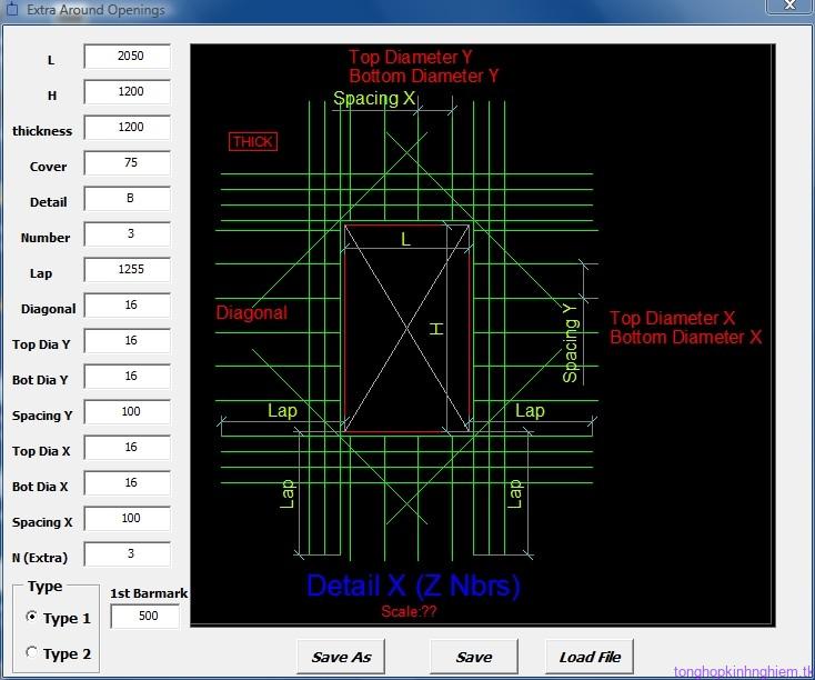 Ứng dụng triển khai chi tiết cốt thép  