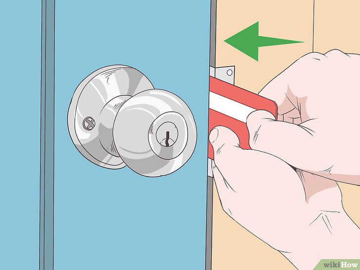 Cách để Mở khóa cửa bằng thẻ tín dụng Cách để Mở khóa cửa bằng thẻ tín dụng