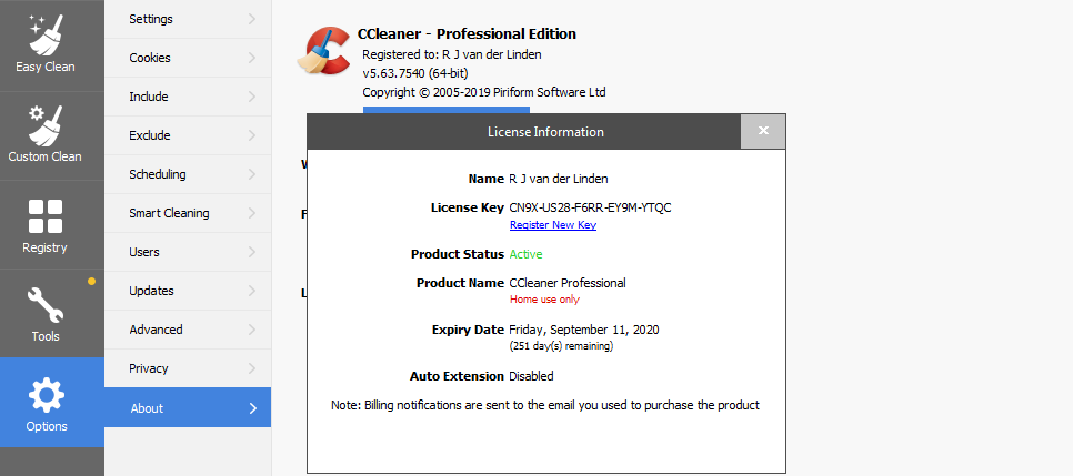 Phần mềm CCleaner tối ưu máy tính full version  