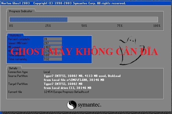 Onekey ghost- Ghost máy tính không cần đĩa boot  