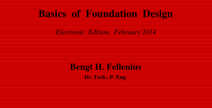 Ebook- Basic of foundation design  