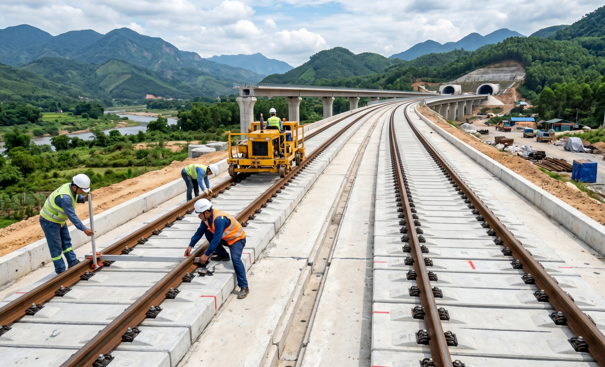 Hệ thống Trackwork cho Đường sắt Tốc độ Cao  