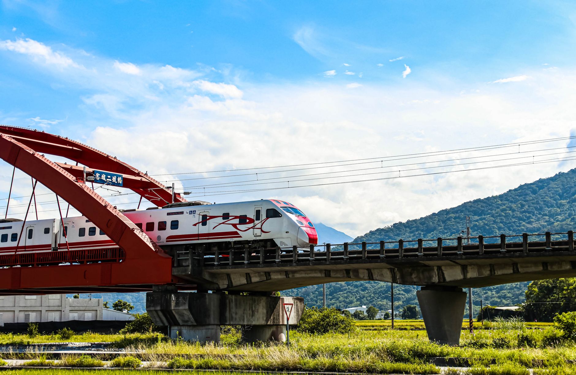 high speed rail track construction bridge